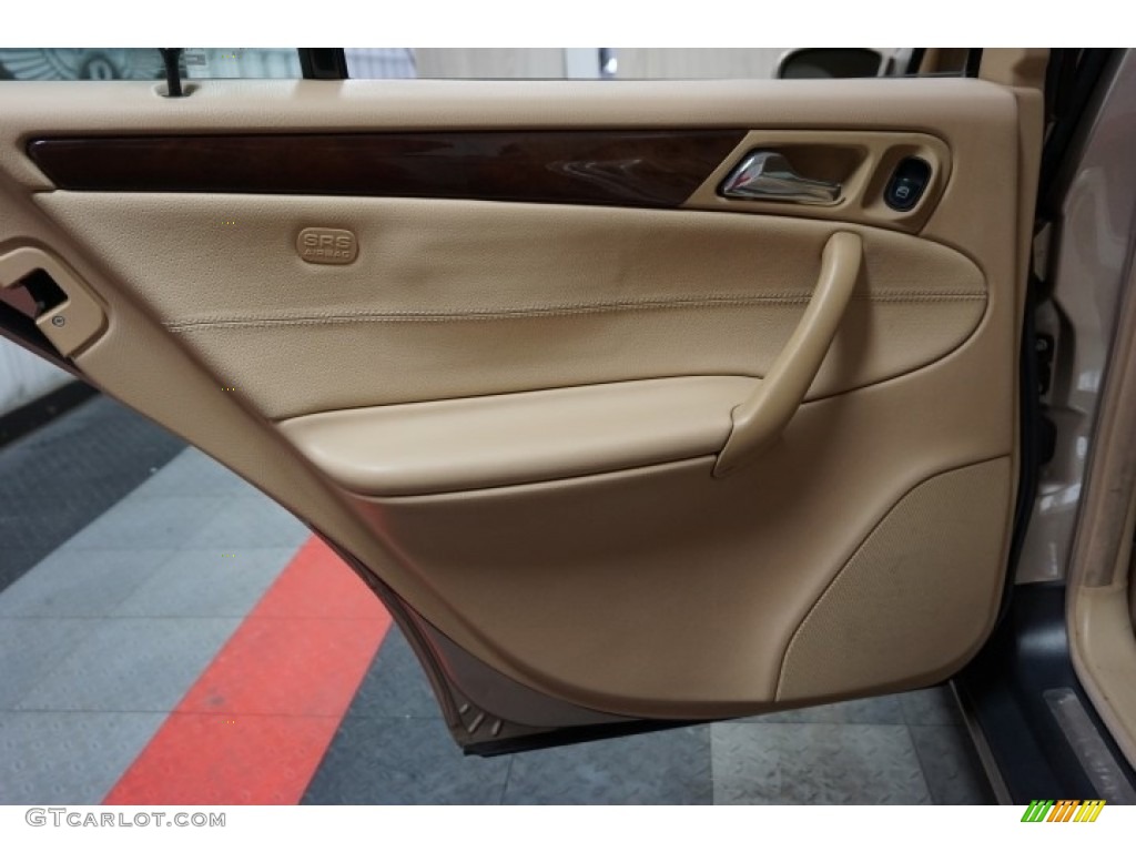 2003 C 240 Sedan - Desert Silver Metallic / Java photo #15