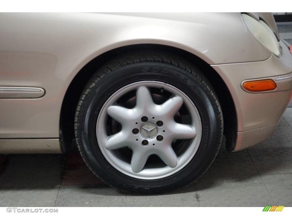 2003 C 240 Sedan - Desert Silver Metallic / Java photo #53