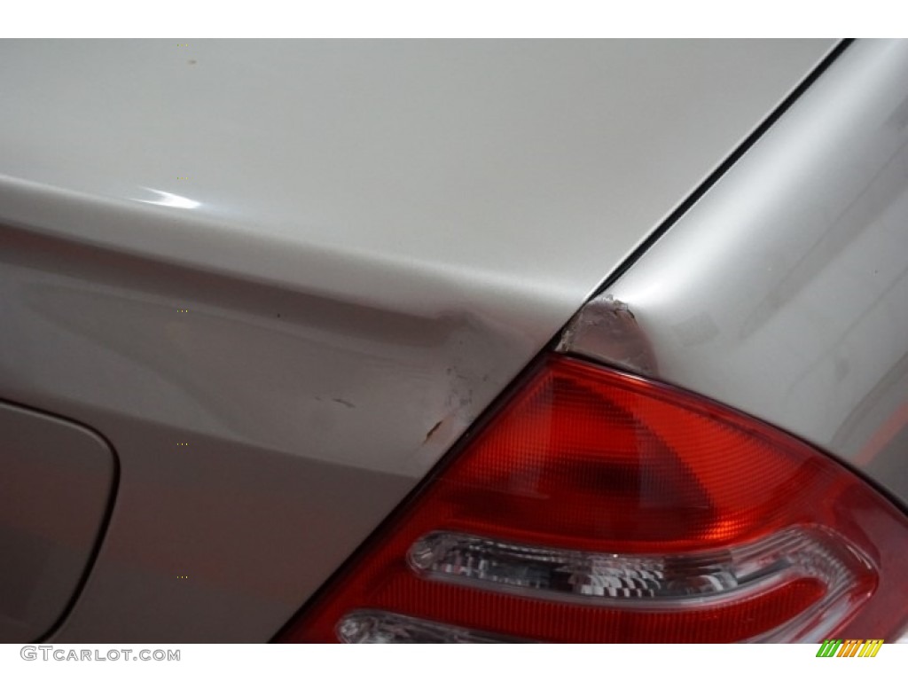 2003 C 240 Sedan - Desert Silver Metallic / Java photo #66