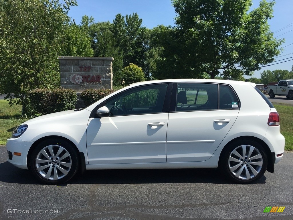 2013 Golf 4 Door TDI - Candy White / Titan Black photo #1