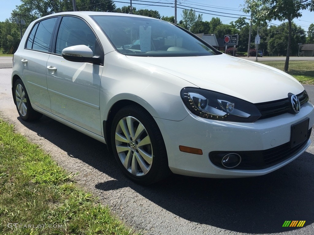 2013 Golf 4 Door TDI - Candy White / Titan Black photo #4