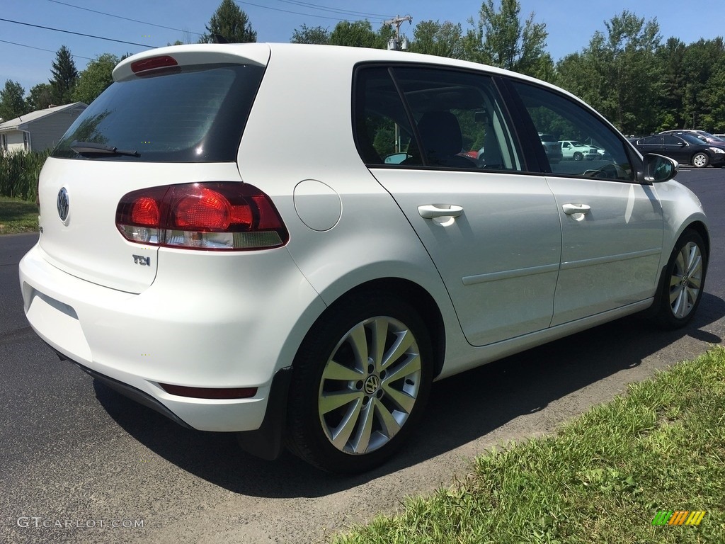2013 Golf 4 Door TDI - Candy White / Titan Black photo #5