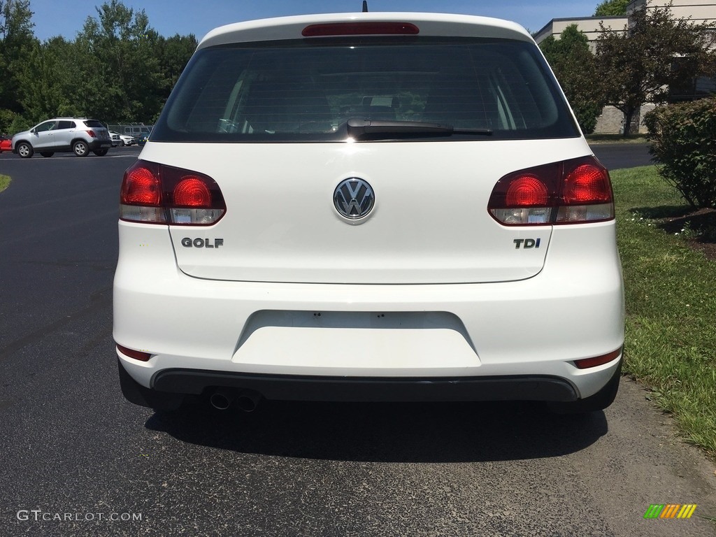2013 Golf 4 Door TDI - Candy White / Titan Black photo #6