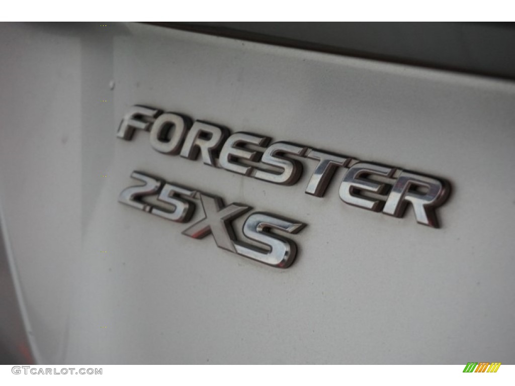 2004 Forester 2.5 XS - Platinum Silver Metallic / Gray photo #92