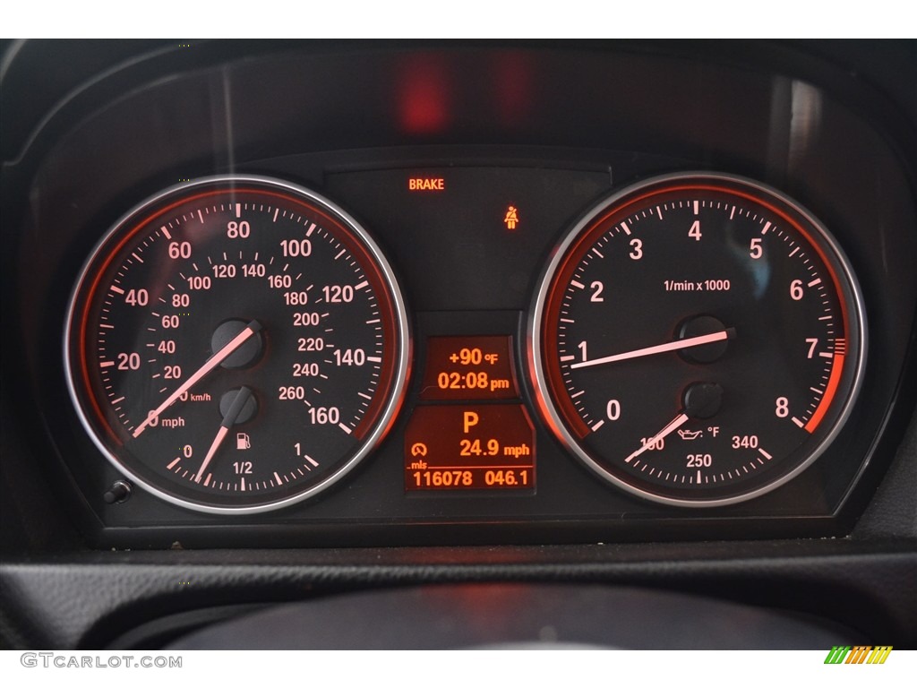 2008 3 Series 328i Coupe - Space Grey Metallic / Coral Red/Black photo #28