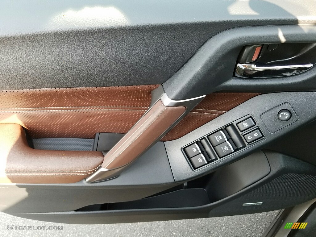 2017 Subaru Forester 2.0XT Touring Saddle Brown Door Panel Photo #114571638