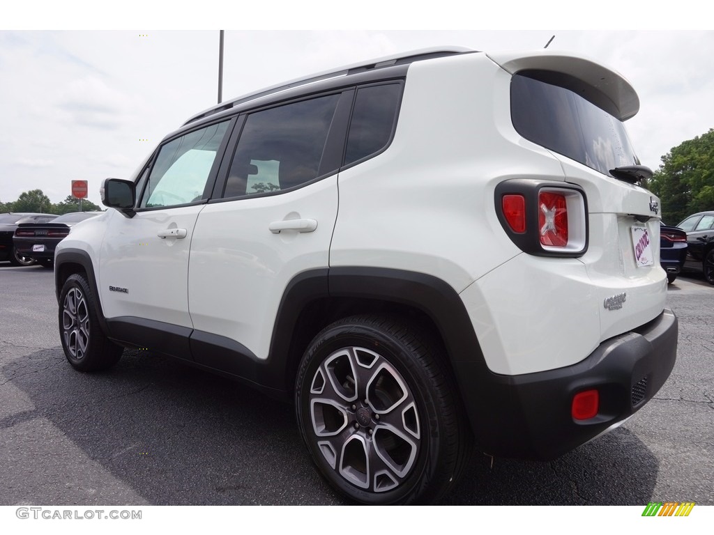 2016 Renegade Limited - Alpine White / Black photo #5