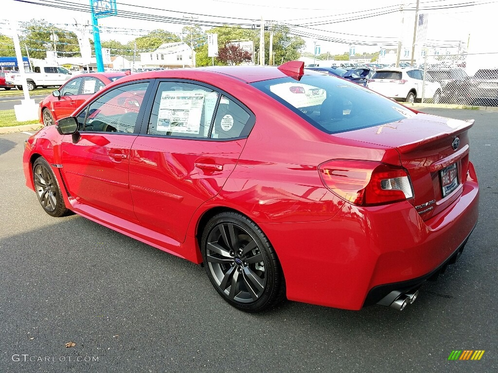 2017 WRX Limited - Pure Red / Carbon Black photo #4