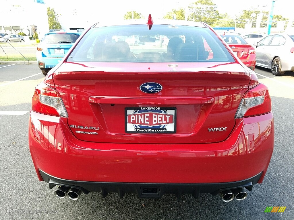2017 WRX Limited - Pure Red / Carbon Black photo #5