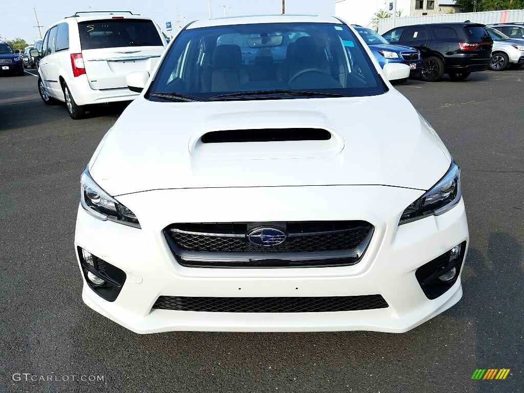 2017 WRX Limited - Crystal White Pearl / Carbon Black photo #2