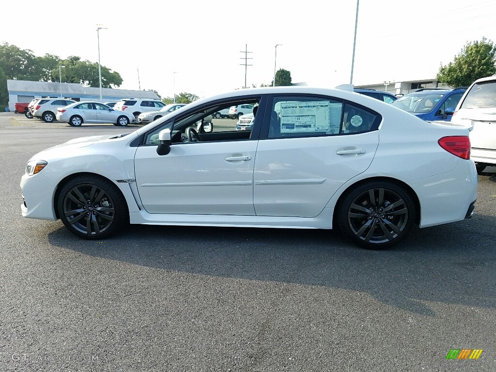 2017 WRX Limited - Crystal White Pearl / Carbon Black photo #3