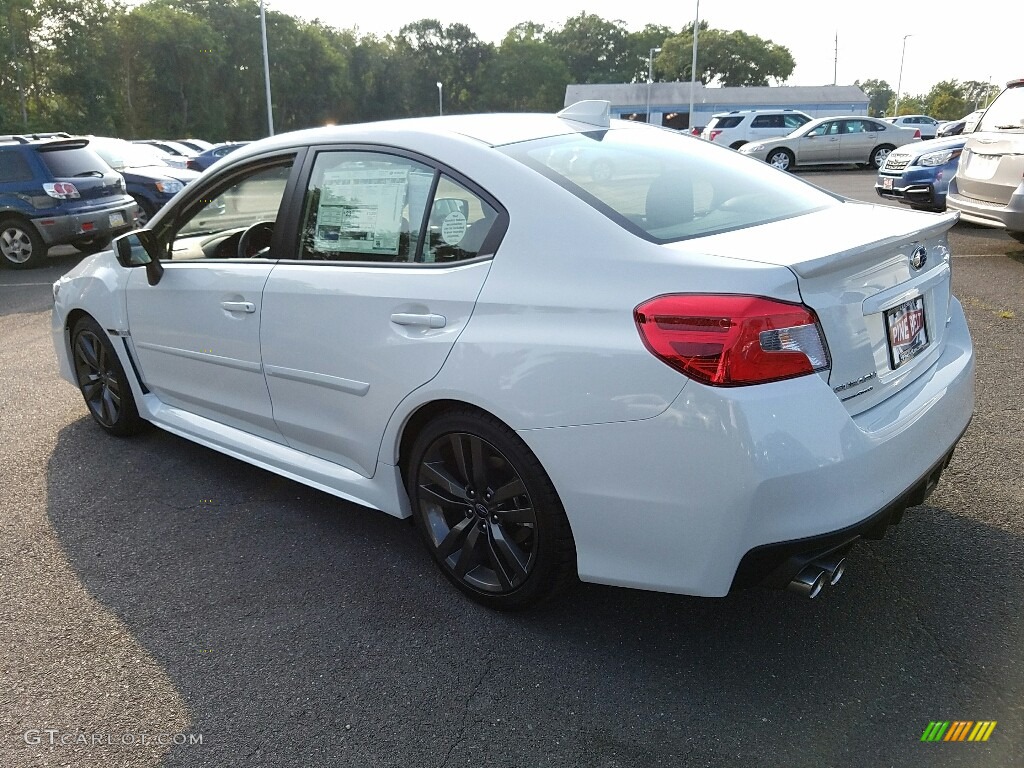 2017 WRX Limited - Crystal White Pearl / Carbon Black photo #4