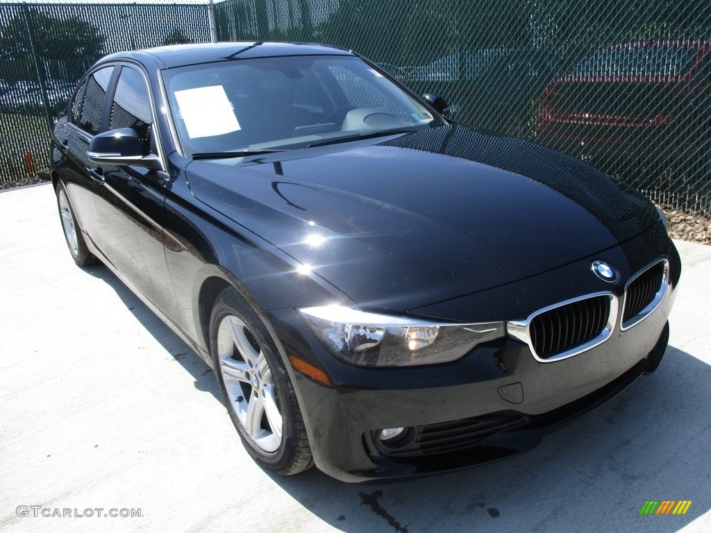2013 3 Series 320i xDrive Sedan - Jet Black / Black photo #5