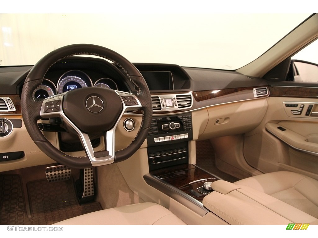 2014 E 350 4Matic Sedan - Lunar Blue Metallic / Silk Beige/Espresso Brown photo #8