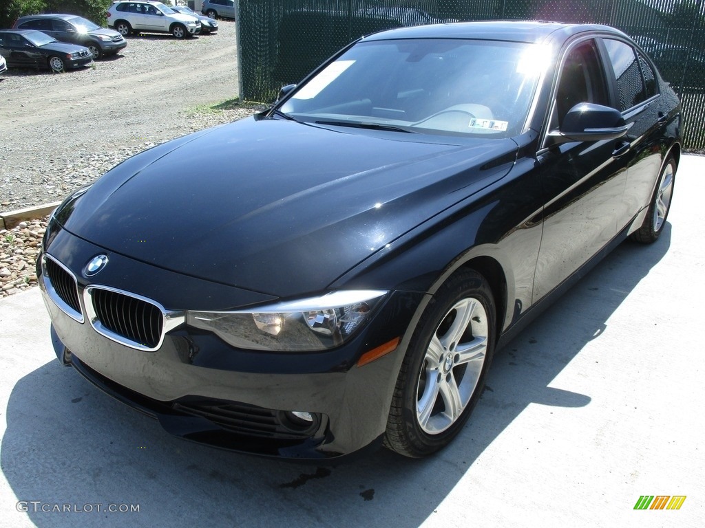 2013 3 Series 320i xDrive Sedan - Jet Black / Black photo #7