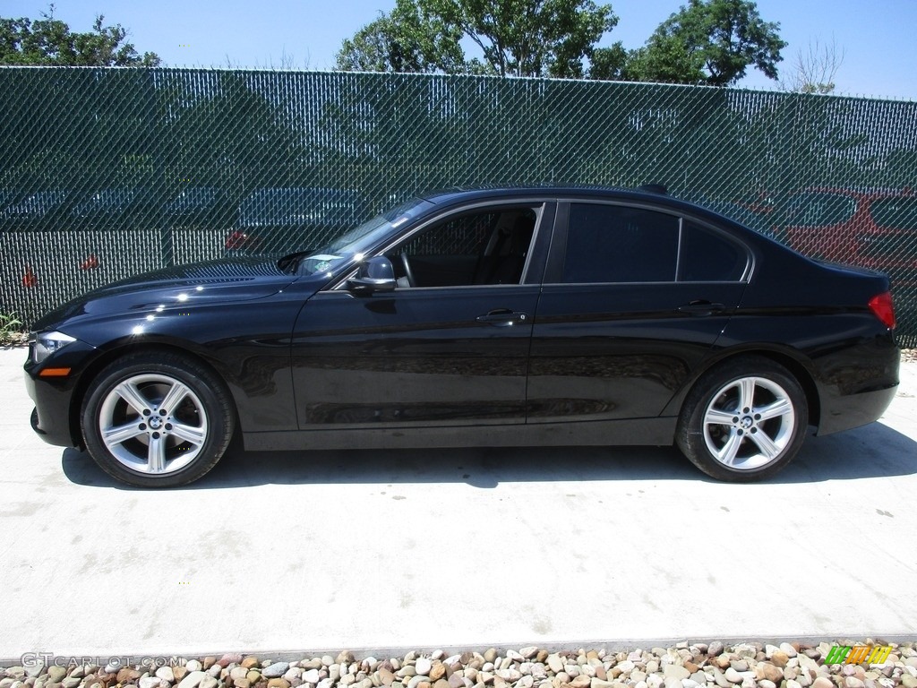 2013 3 Series 320i xDrive Sedan - Jet Black / Black photo #8