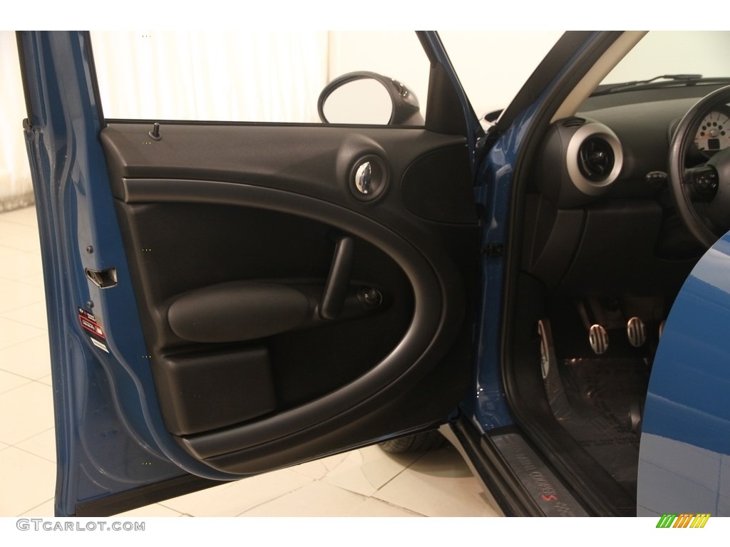 2012 Cooper S Countryman All4 AWD - Surf Blue / Carbon Black Lounge Leather photo #4