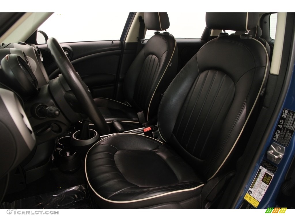 2012 Cooper S Countryman All4 AWD - Surf Blue / Carbon Black Lounge Leather photo #5