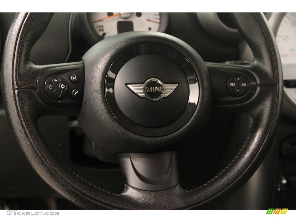 2012 Cooper S Countryman All4 AWD - Surf Blue / Carbon Black Lounge Leather photo #6