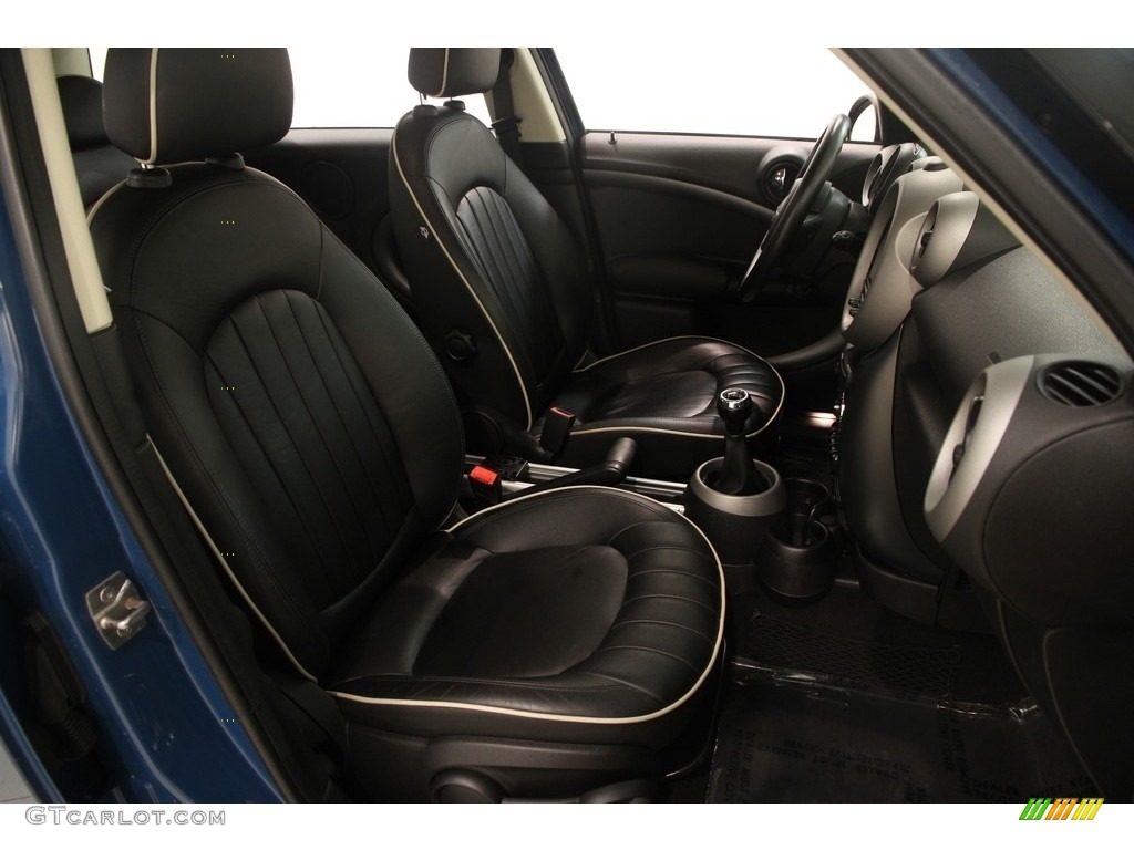 2012 Cooper S Countryman All4 AWD - Surf Blue / Carbon Black Lounge Leather photo #12