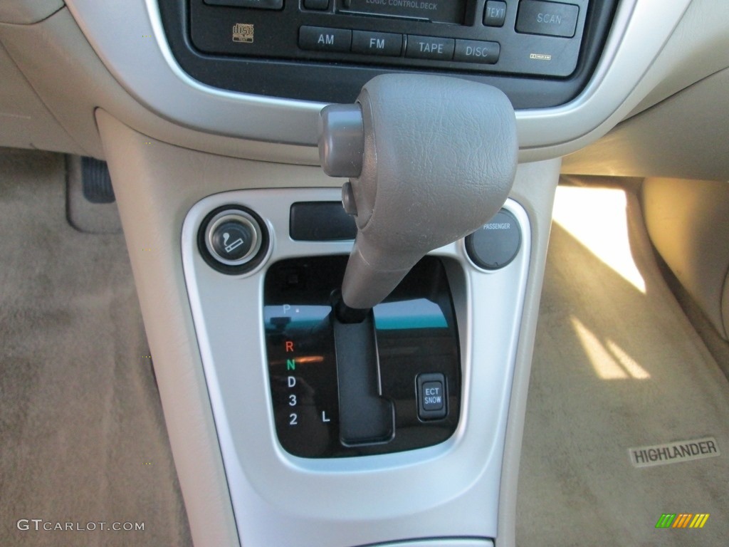 2007 Highlander V6 4WD - Bluestone Metallic / Ivory Beige photo #26