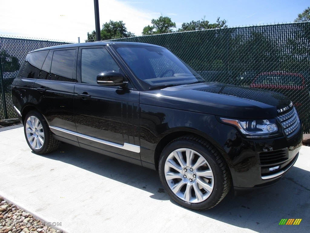 2016 Range Rover Supercharged - Santorini Black Metallic / Ebony/Ebony photo #1