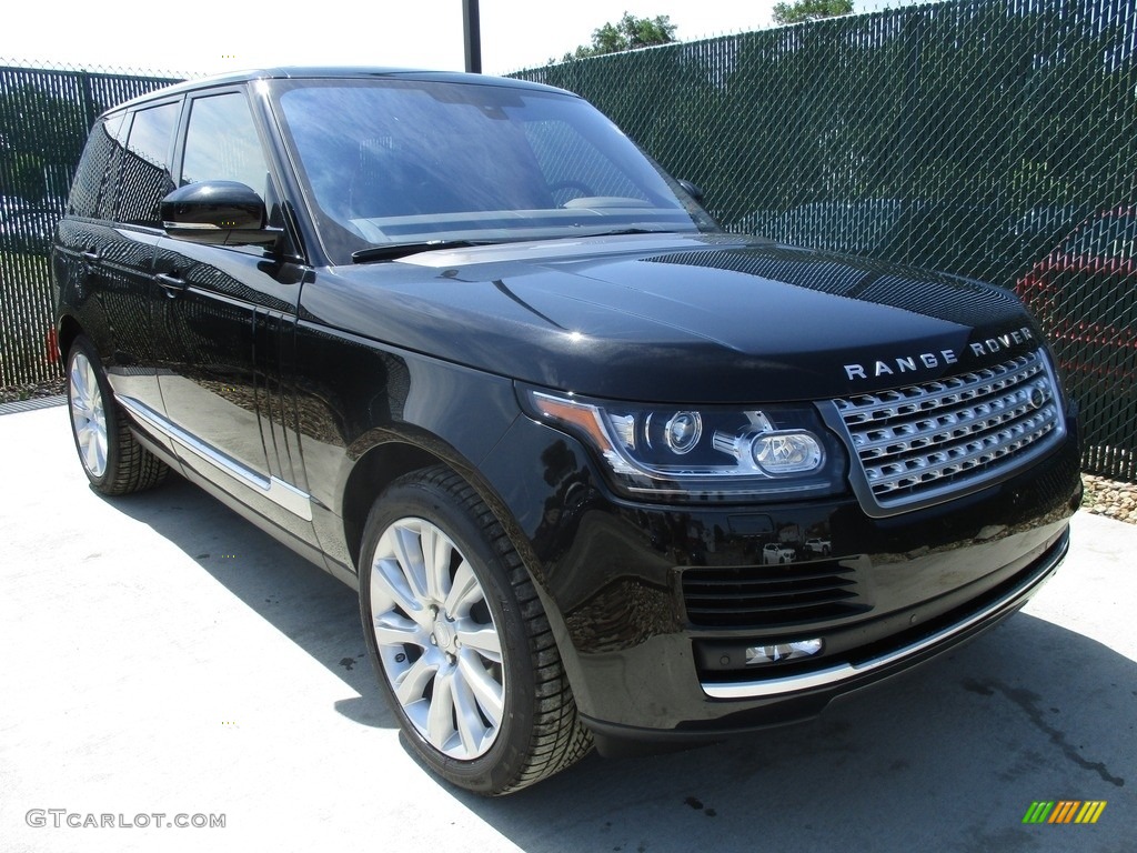 2016 Range Rover Supercharged - Santorini Black Metallic / Ebony/Ebony photo #5