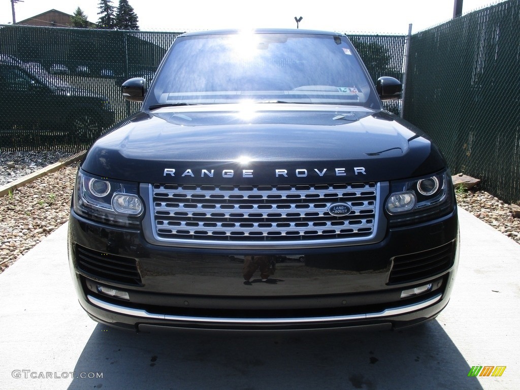 2016 Range Rover Supercharged - Santorini Black Metallic / Ebony/Ebony photo #6