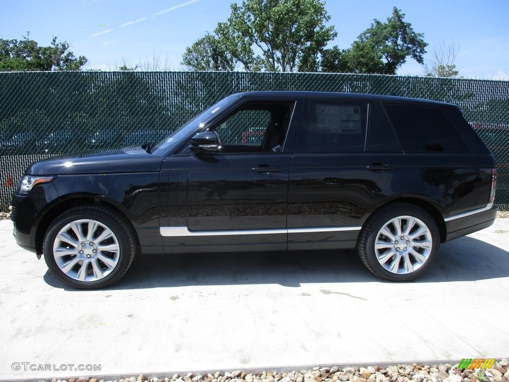 2016 Range Rover Supercharged - Santorini Black Metallic / Ebony/Ebony photo #8