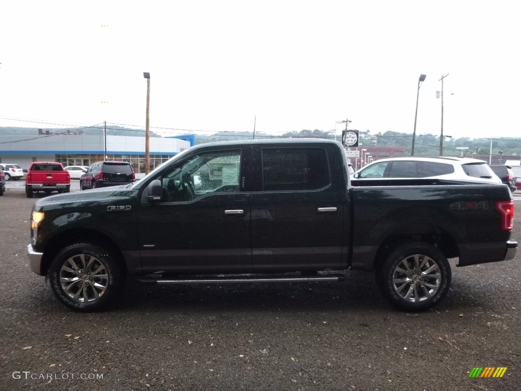 2016 F150 XLT SuperCrew 4x4 - Green Gem / Medium Earth Gray photo #5