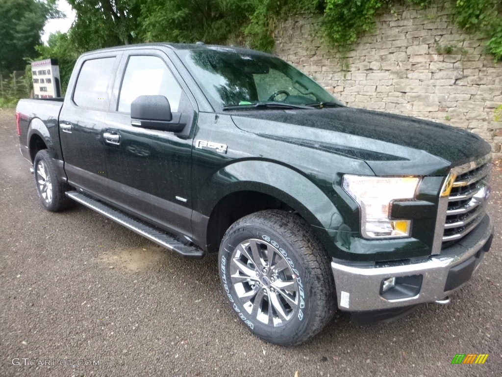 2016 F150 XLT SuperCrew 4x4 - Green Gem / Medium Earth Gray photo #8