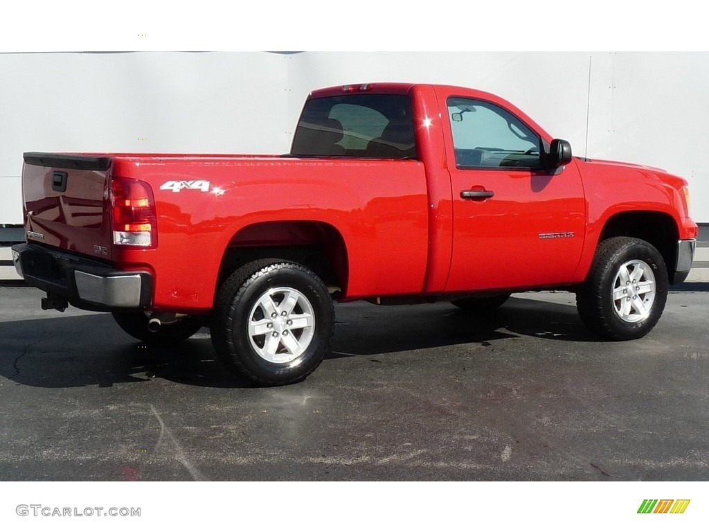 2013 Sierra 1500 Regular Cab 4x4 - Fire Red / Dark Titanium photo #2