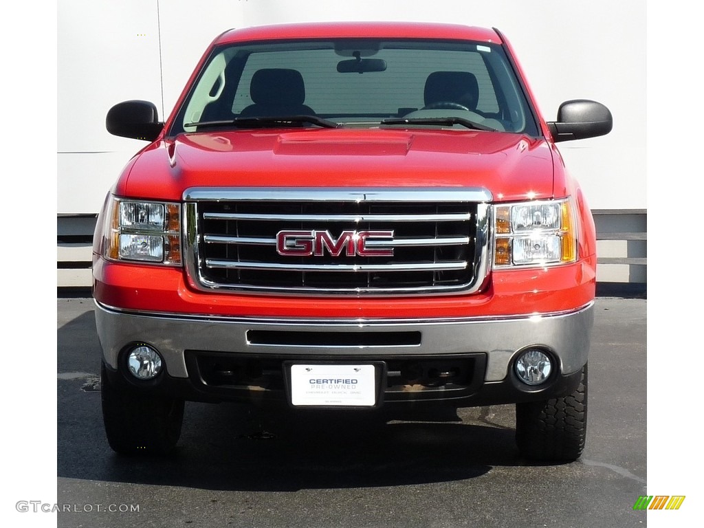 2013 Sierra 1500 Regular Cab 4x4 - Fire Red / Dark Titanium photo #3