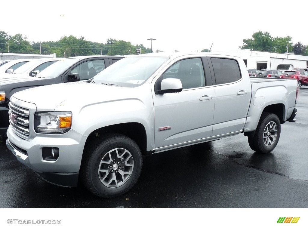 2016 Canyon SLE Crew Cab 4x4 - Quicksilver Metallic / Jet Black photo #1