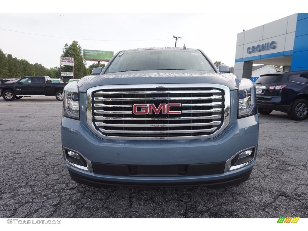 2016 Yukon SLT - Light Steel Gray Metallic / Jet Black photo #2