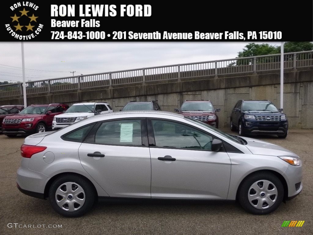 2016 Focus S Sedan - Ingot Silver / Charcoal Black photo #1