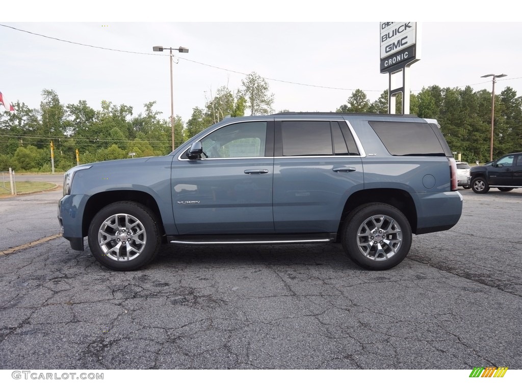 2016 Yukon SLT - Light Steel Gray Metallic / Jet Black photo #4