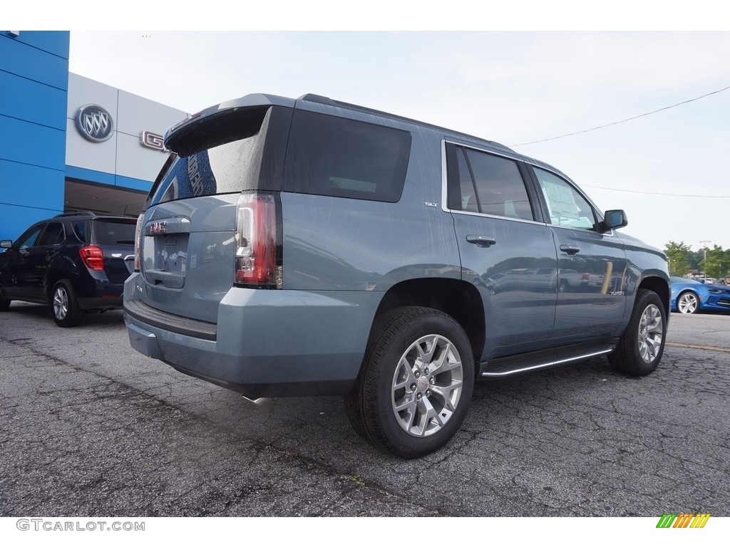 2016 Yukon SLT - Light Steel Gray Metallic / Jet Black photo #7