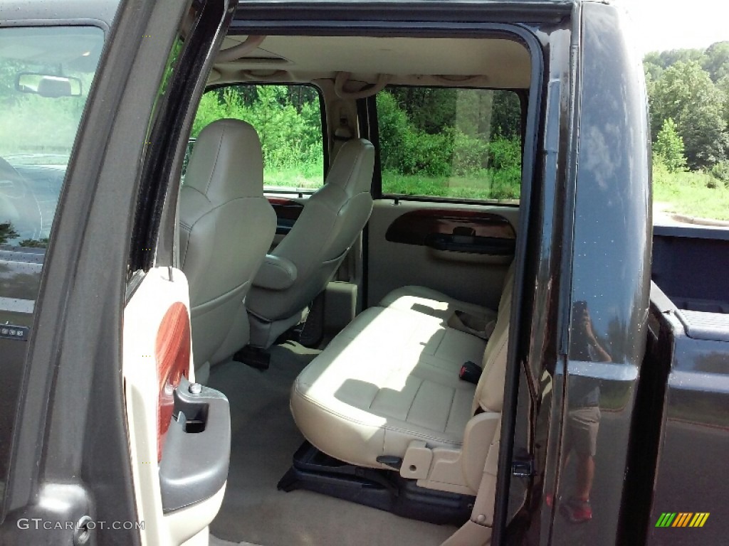 2006 F250 Super Duty Lariat Crew Cab 4x4 - Dark Stone Metallic / Tan photo #9