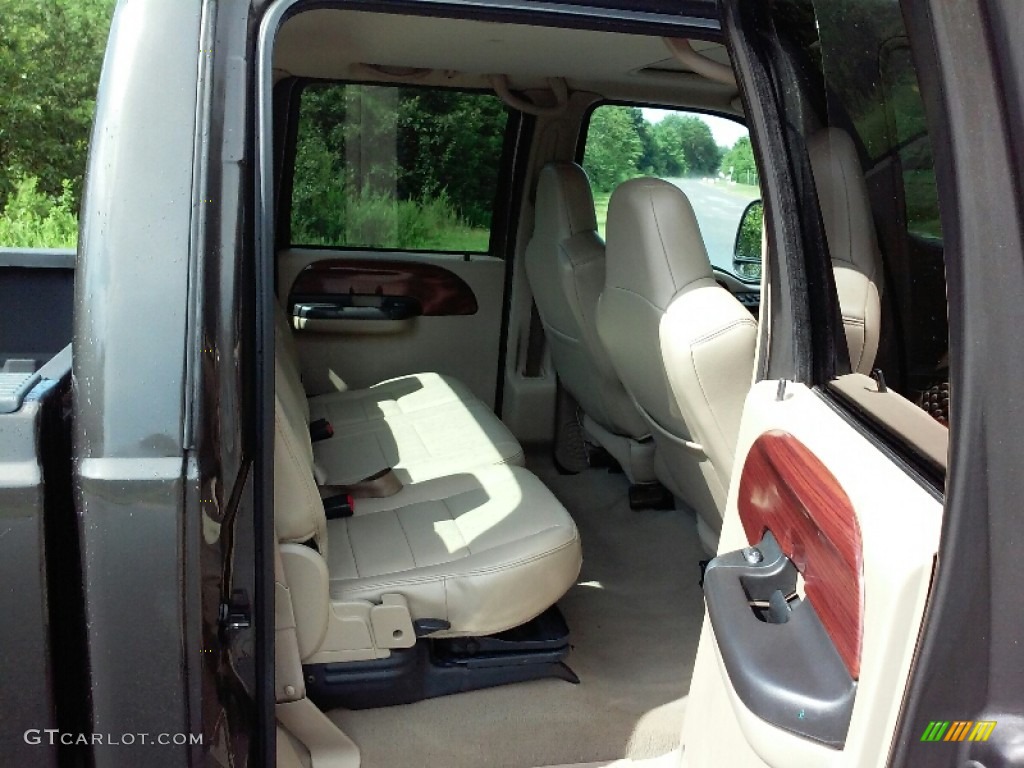2006 F250 Super Duty Lariat Crew Cab 4x4 - Dark Stone Metallic / Tan photo #11