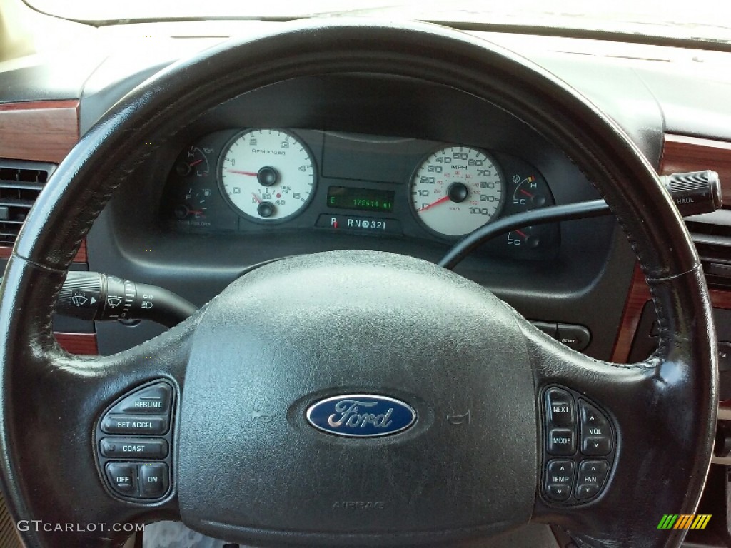 2006 F250 Super Duty Lariat Crew Cab 4x4 - Dark Stone Metallic / Tan photo #15