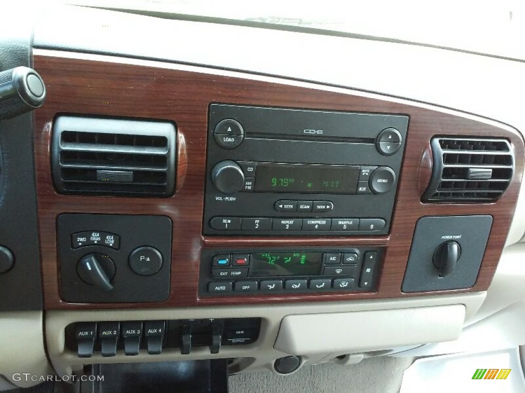 2006 F250 Super Duty Lariat Crew Cab 4x4 - Dark Stone Metallic / Tan photo #17