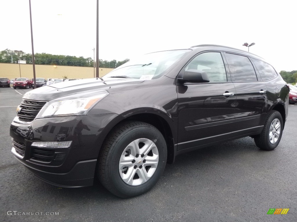 Tungsten Metallic 2017 Chevrolet Traverse LS AWD Exterior Photo #114582603