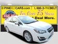 Crystal White Pearl 2016 Subaru Impreza 2.0i Limited 4-door