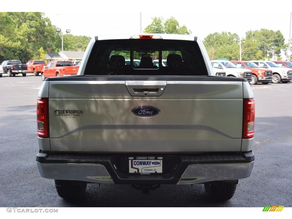 2016 F150 Lariat SuperCrew 4x4 - Ingot Silver / Black photo #4