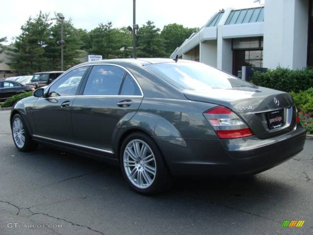 2007 S 550 Sedan - designo Graphite Metallic / Beige/Black photo #6