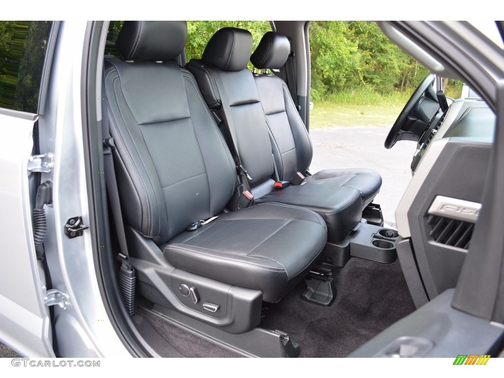 2016 F150 Lariat SuperCrew 4x4 - Ingot Silver / Black photo #30
