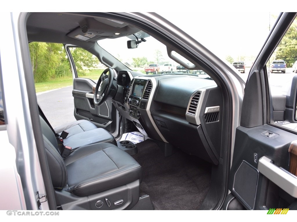 2016 F150 Lariat SuperCrew 4x4 - Ingot Silver / Black photo #31