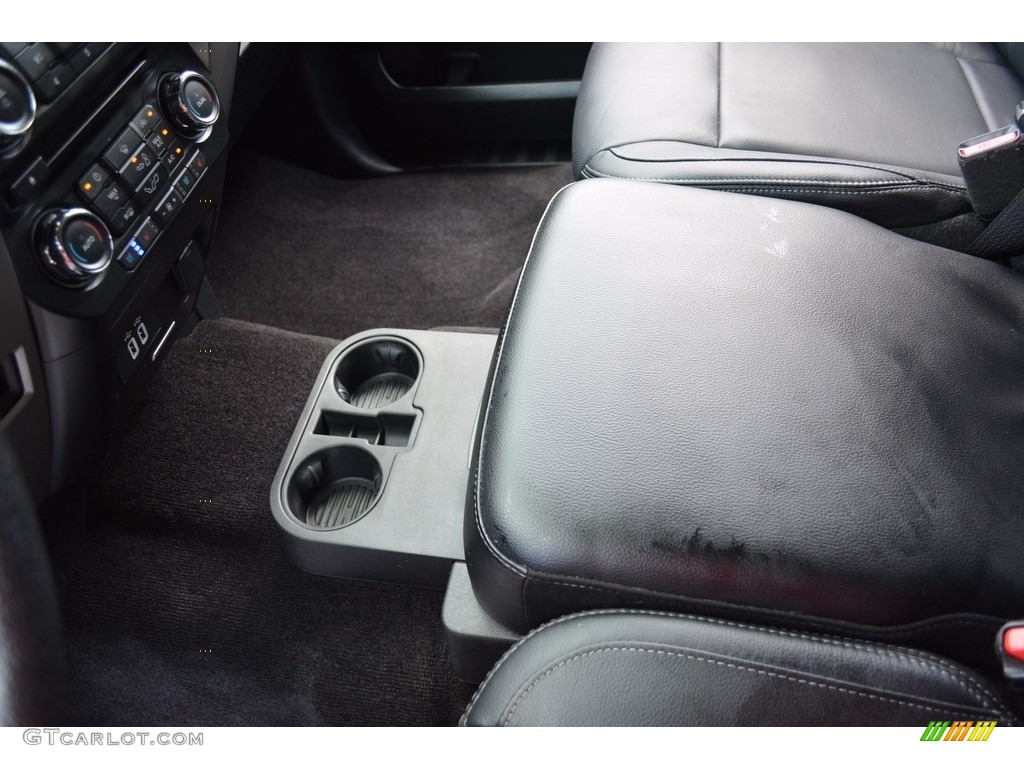 2016 F150 Lariat SuperCrew 4x4 - Ingot Silver / Black photo #35