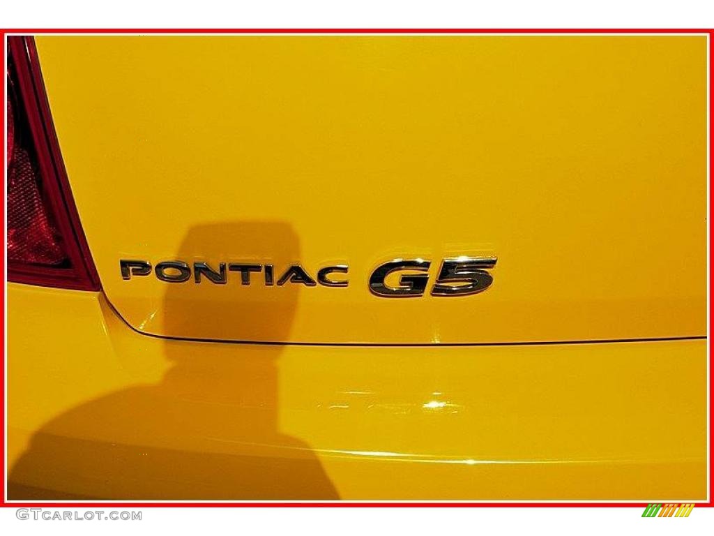 2008 G5  - Competition Yellow / Ebony photo #5